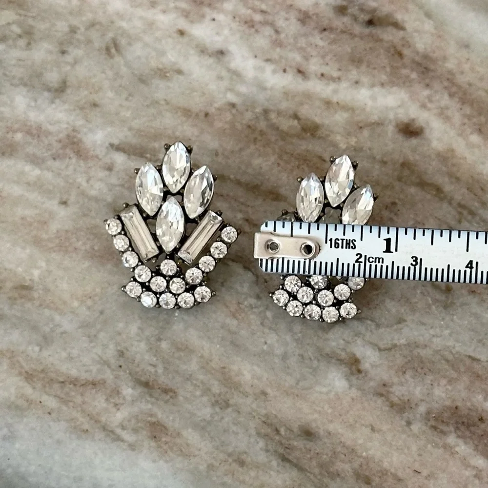 Sparkly Stud Rhinestone Statement Earrings - Holiday / Party / Going Out